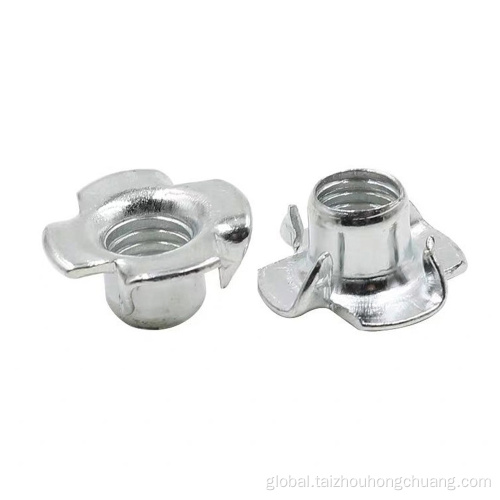 Screw Nuts Fasteners at HCH Hardware Stainless Steel Four Claw Tee Nut Manufactory